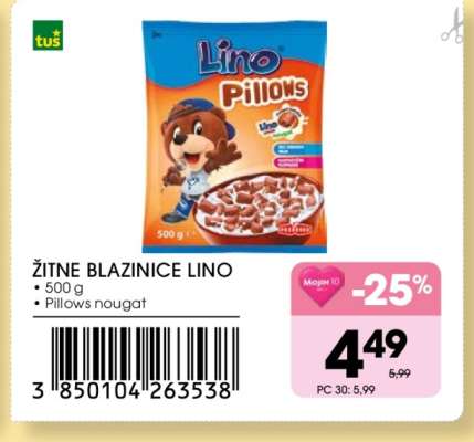 Žitne blazinice Lino