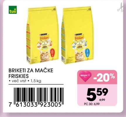 BRIKETI ZA MAČKE FRISKIES