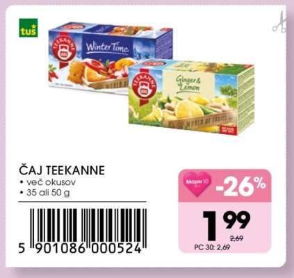 ČAJ TEEKANNE
