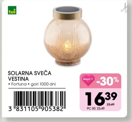 SOLARNA SVEČA VESTINA