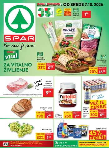 SPAR katalog - 7.10.2026 - 20.10.2026.