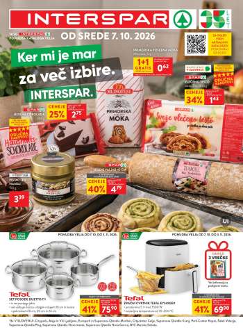 INTERSPAR katalog - 7.10.2026 - 20.10.2026.