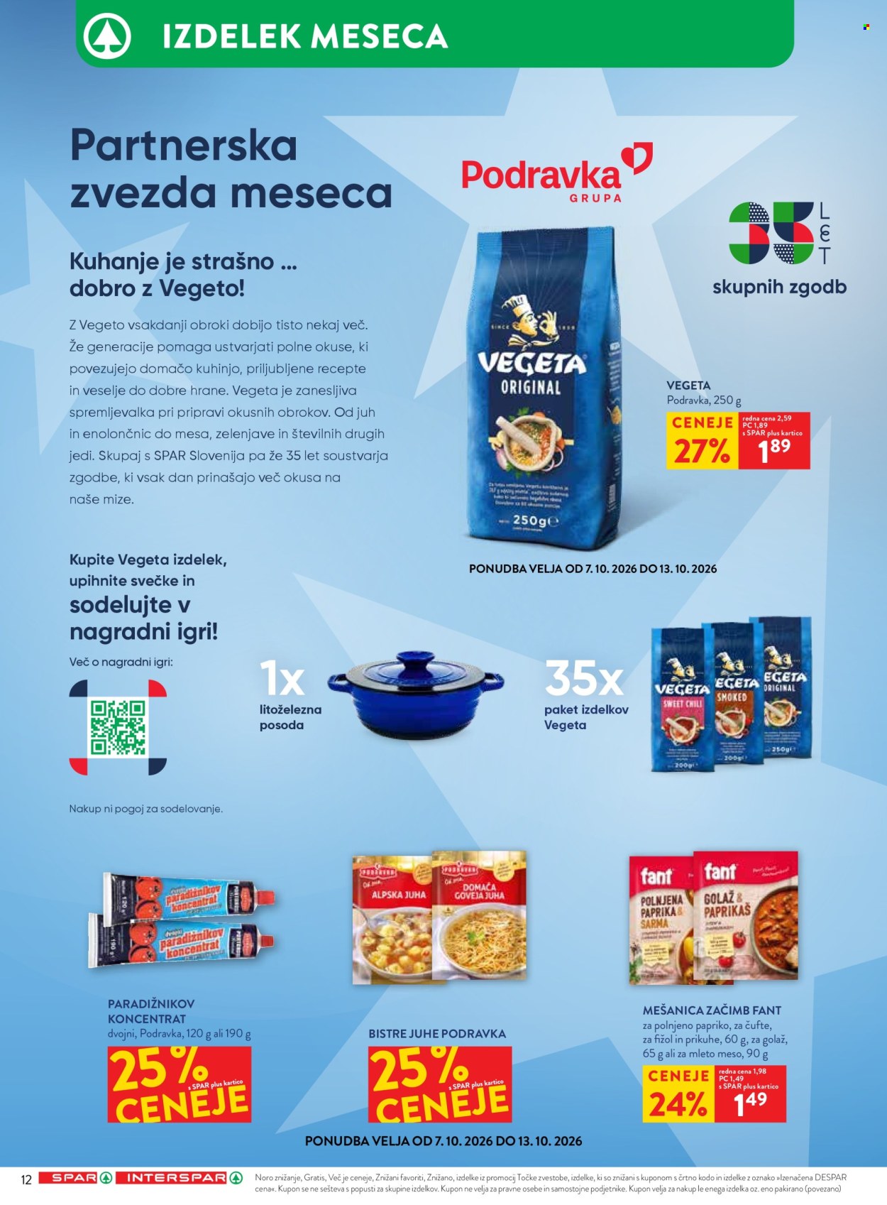 SPAR katalog - 7.10.2026 - 20.10.2026. Stran 20