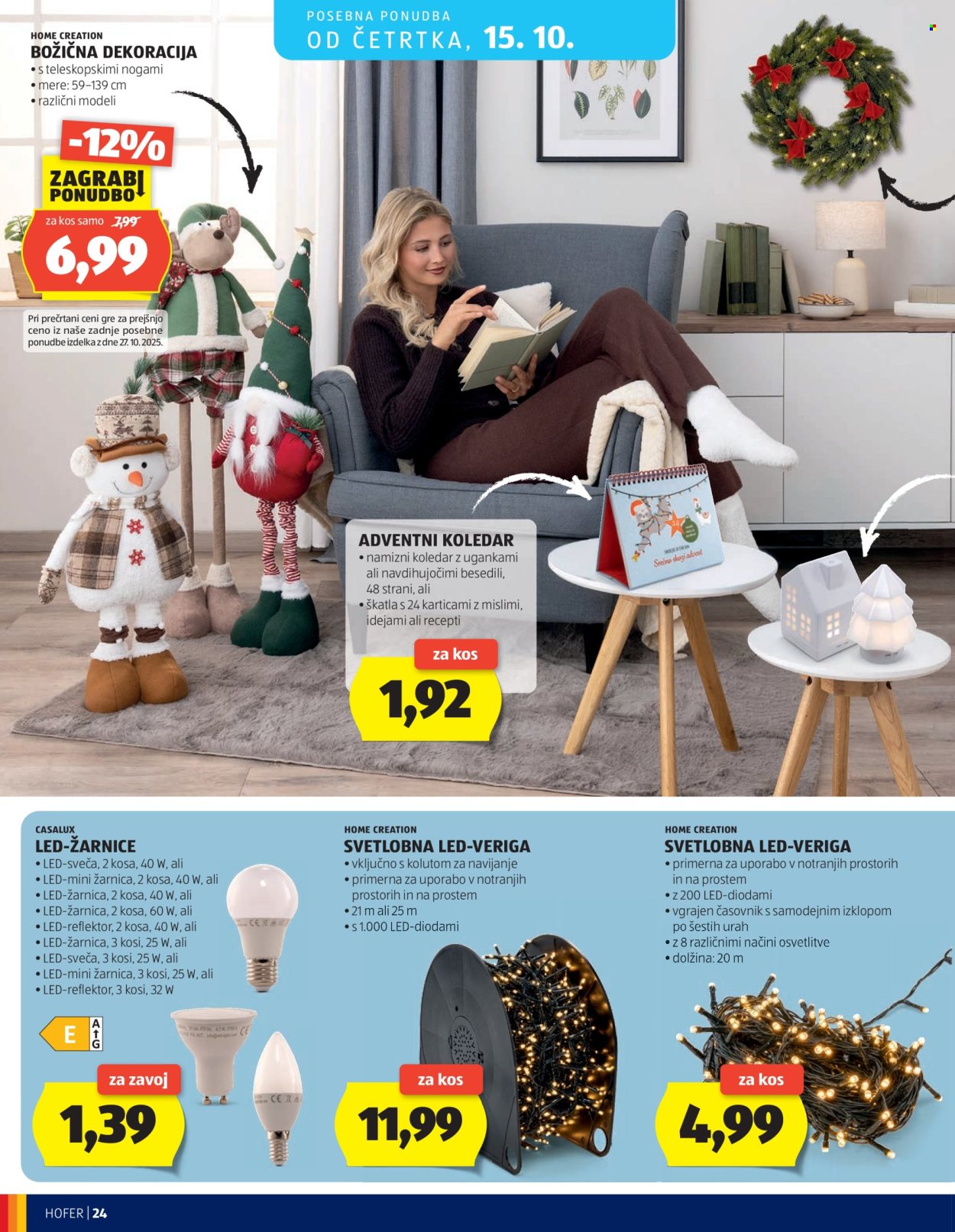 Hofer katalog - 7.10.2026 - 15.10.2026. Stran 24