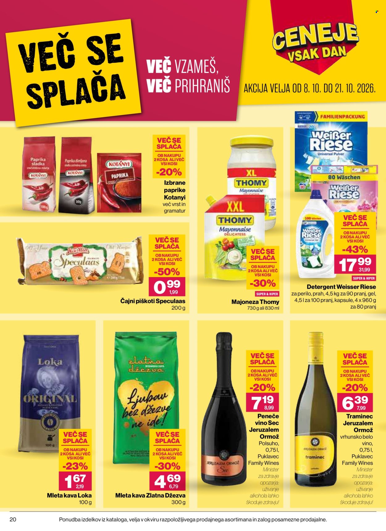 Mercator katalog - 8.10.2026 - 14.10.2026. Stran 20