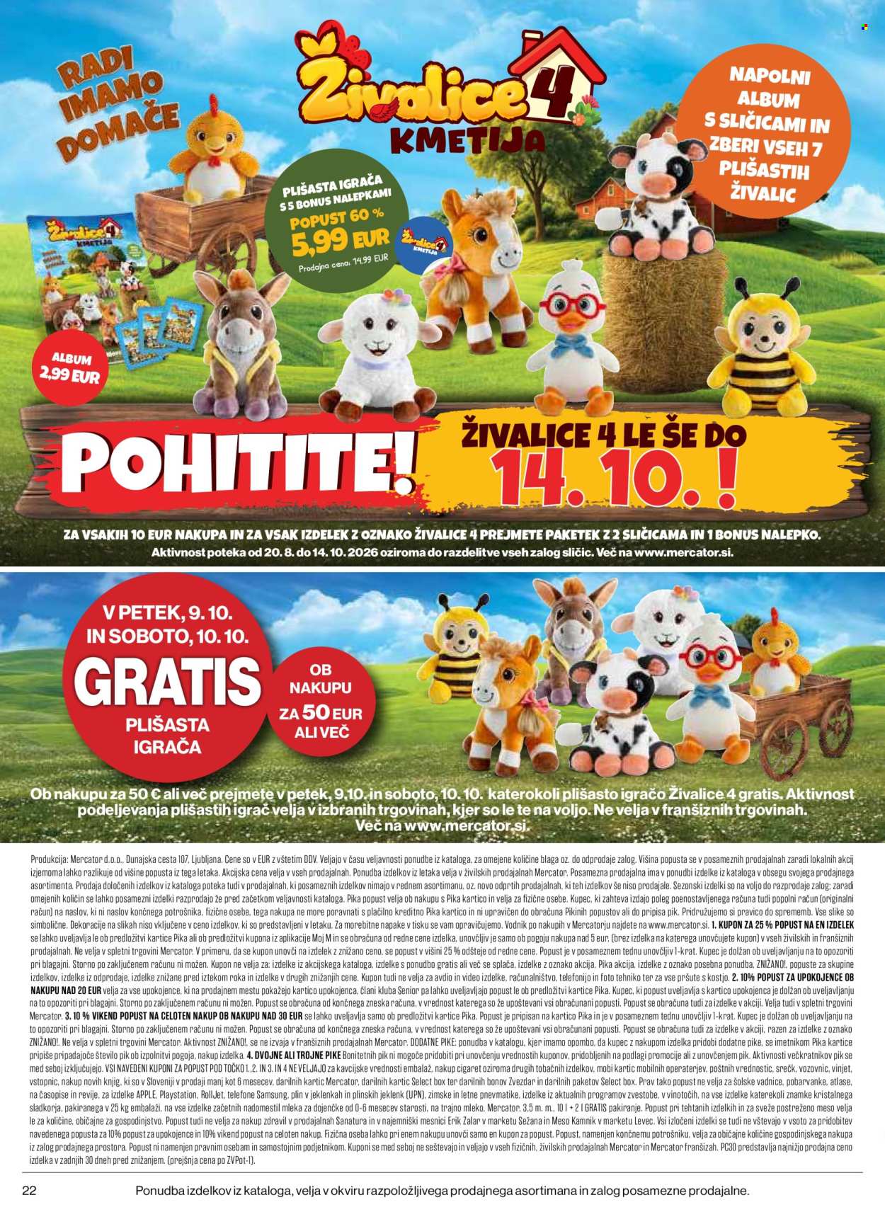 Mercator katalog - 8.10.2026 - 14.10.2026. Stran 22