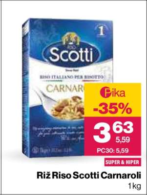Riž Riso Scotti Carnaroli