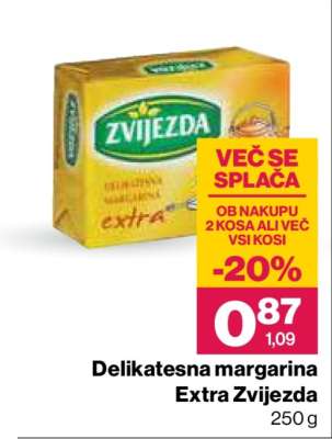 DELIKATESNA MARGARINA EXTRA ZVIJEZDA