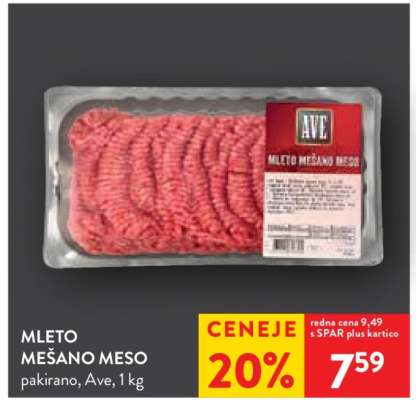 MLETO MEŠANO MESO