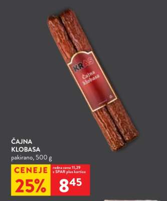 ČAJNA KLOBASA