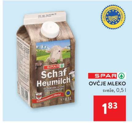 SPAR Ovčje mleko
