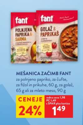 MEŠANICA ZAČIMB FANT