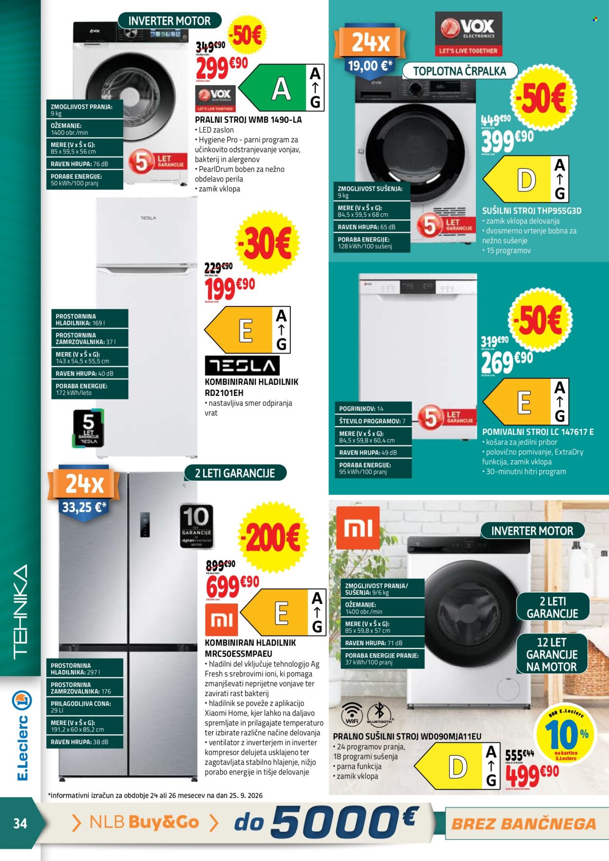 E.Leclerc katalog - 7.10.2026 - 17.10.2026. Stran 34