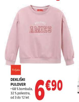 Dekliški pulover