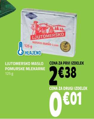 LJUTOMERSKO MASLO POMURSKE MLEKARNE