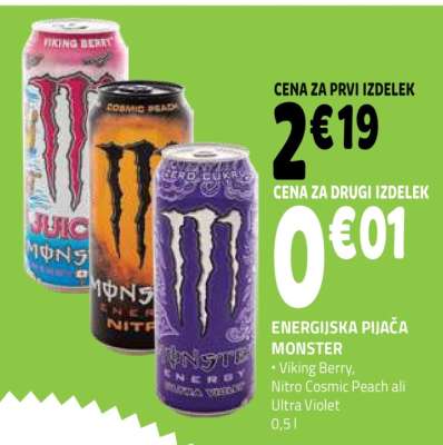 ENERGIJSKA PIJAČA MONSTER