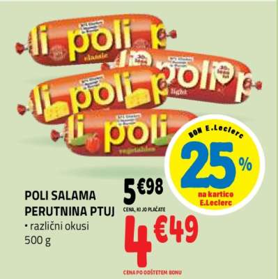 POLI SALAMA PERUTNINA PTUJ