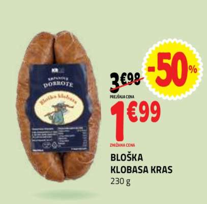 BLOŠKA KLOBASA KRAS