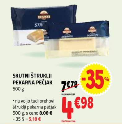 Skutni štruklji Pekarna Pečjak