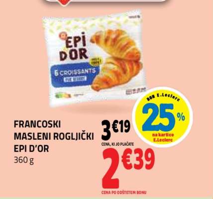 FRANCOSKI MASLENI ROGLJIČKI EPI D'OR