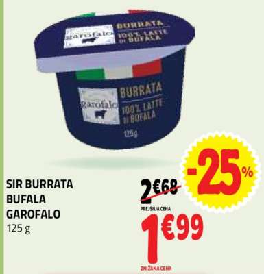 SIR BURRATA BUFALA GAROFALO