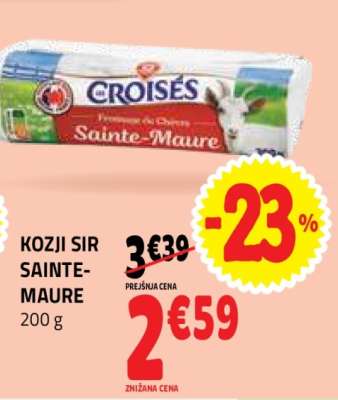 KOZJI SIR SAINTE-MAURE