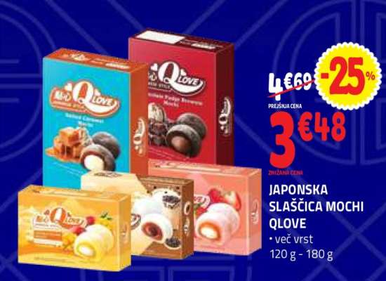 JAPONSKA SLAŠČICA MOCHI QLOVE