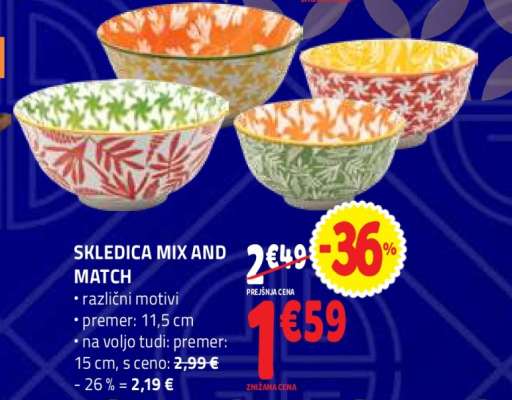 SKLEDICA MIX AND MATCH