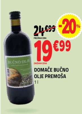 DOMAČE BUČNO OLJE PREMOŠA
