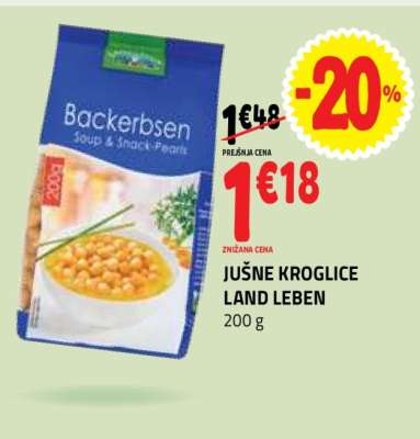 JUŠNE KROGLICE LAND LEBEN