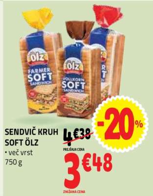 SENDVIČ KRUH SOFT ÖLZ