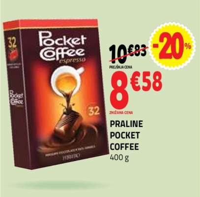 PRALINE POCKET COFFEE
