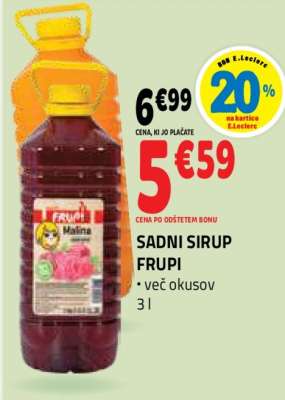 SADNI SIRUP FRUPI