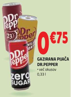 Gazirana pijača Dr. Pepper