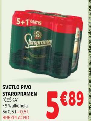 SVETLO PIVO STAROPRAMEN