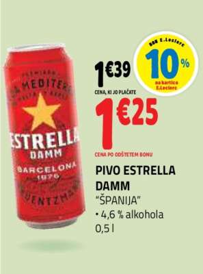 Pivo Estrella Damm