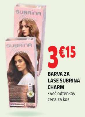 BARVA ZA LASE SUBRINA CHARM