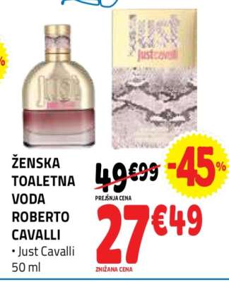 ŽENSKA TOALETNA VODA ROBERTO CAVALLI
