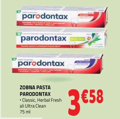 ZOBNA PASTA PARODONTAX