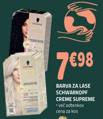 BARVA ZA LASE SCHWARKOPF CREME SUPREME