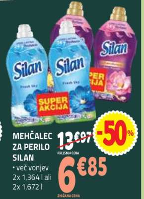 Mehčalec za perilo Silan