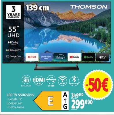 LED TV 55UG5X15