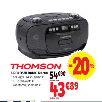 PRENOSNI RADIO RK200