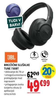 BREZŽIČNE SLUŠALKE TUNE 730BT