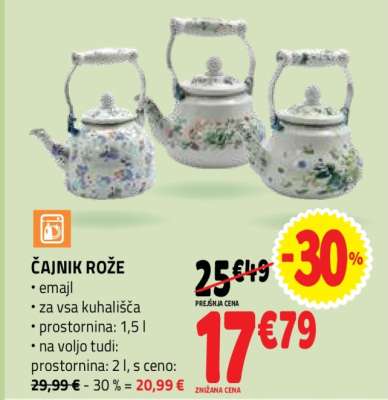 ČAJNIK ROŽE