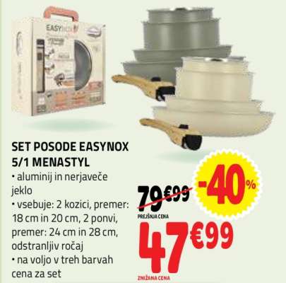 SET POSODE EASYNOX 5/1 MENASTYL