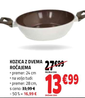 KOZICA Z DVEMA ROČAJEMA