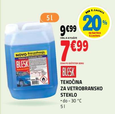 BLESK TEKOČINA ZA VETROBRANSKO STEKLO