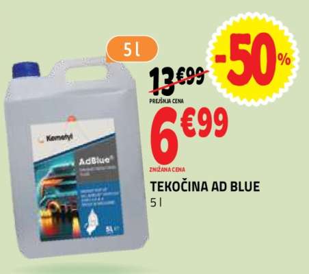 TEKOČINA AD BLUE 5 l