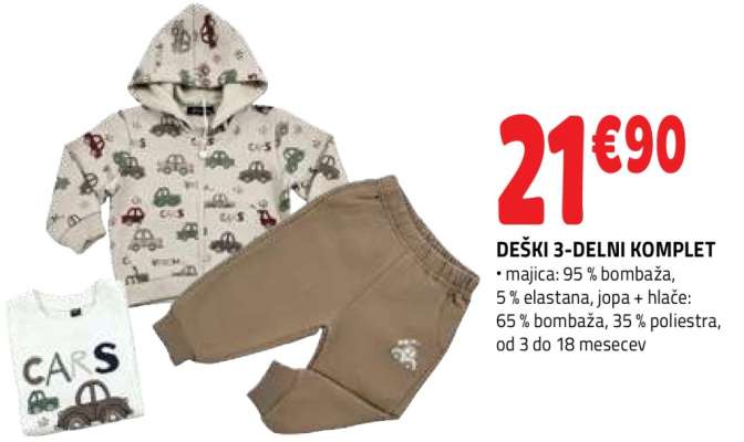 DEŠKI 3-DELNI KOMPLET